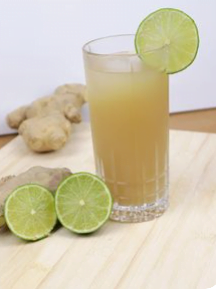 glass of ginger beer