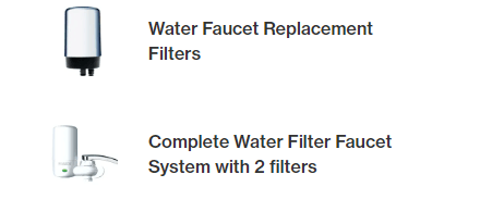 Filter and faucet system
