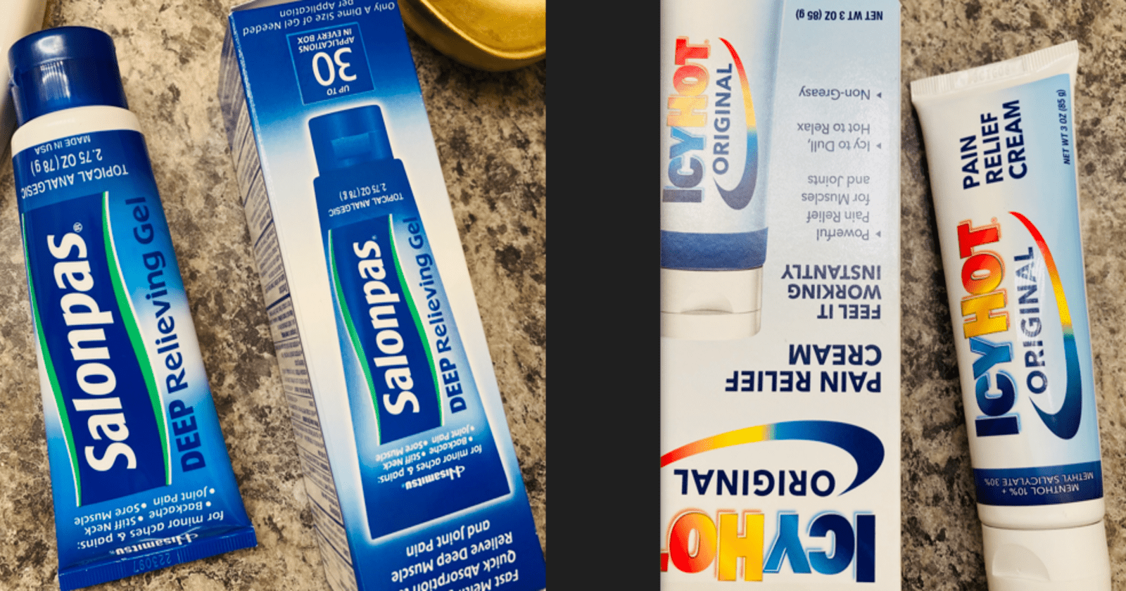 Salonpas vs Icy Hot: differences in these pain relief
