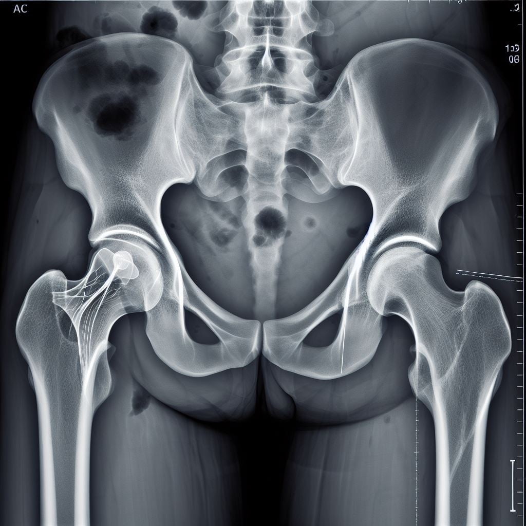 X-ray image of SCFE