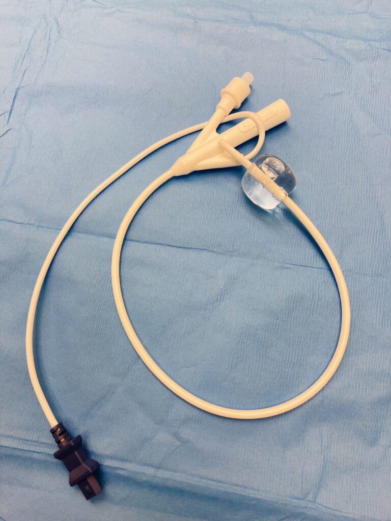 Non latex indwelling foley catheter