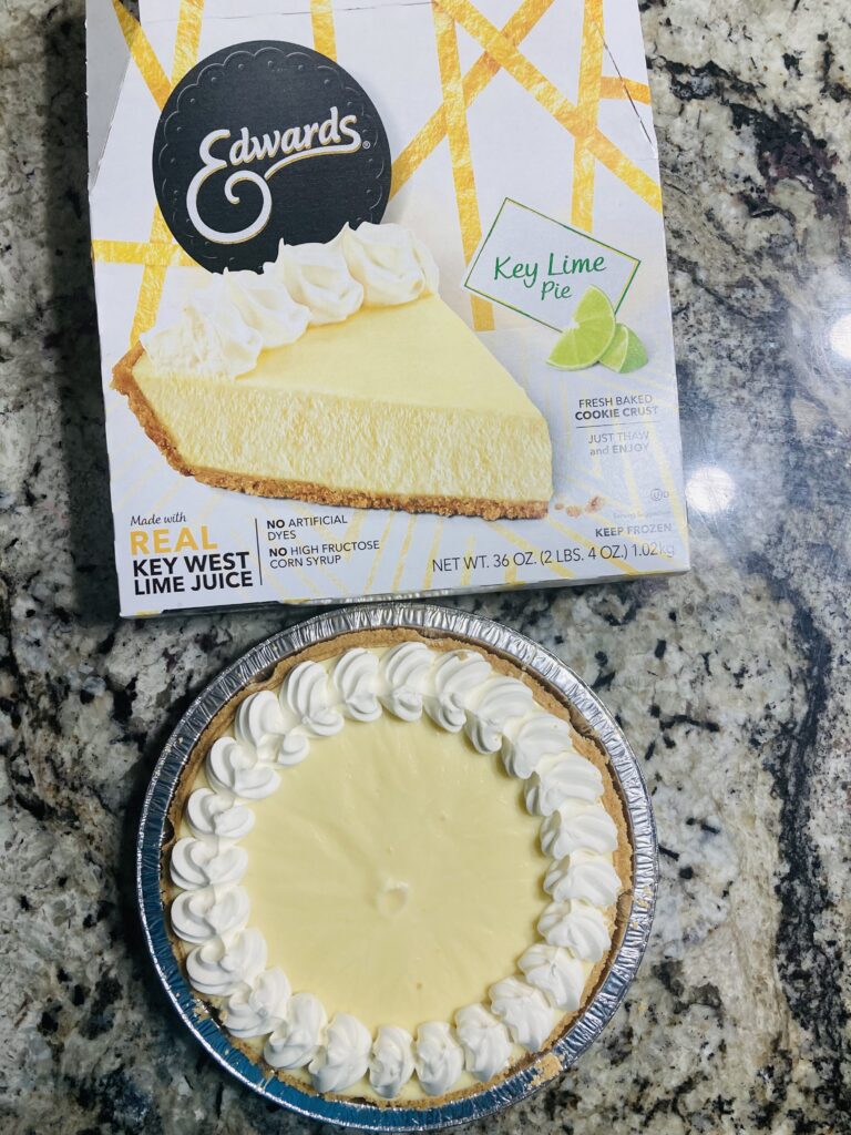 key lime pie from the box
