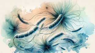 Bacteria in water paint