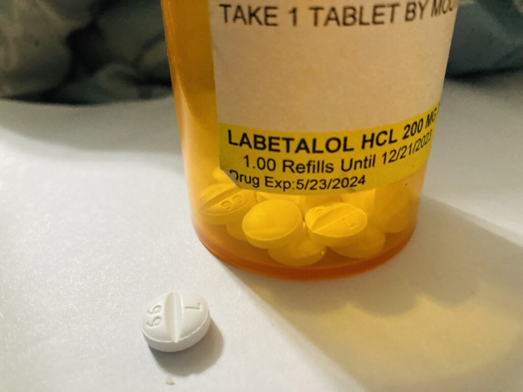 Labetalol HCL high blood pressure medication