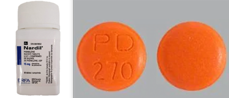 Nardil an example of a MAOIs drug