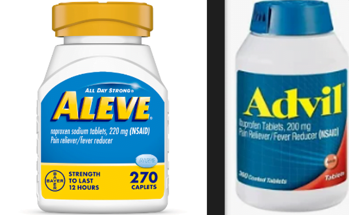Aleve and Advil 