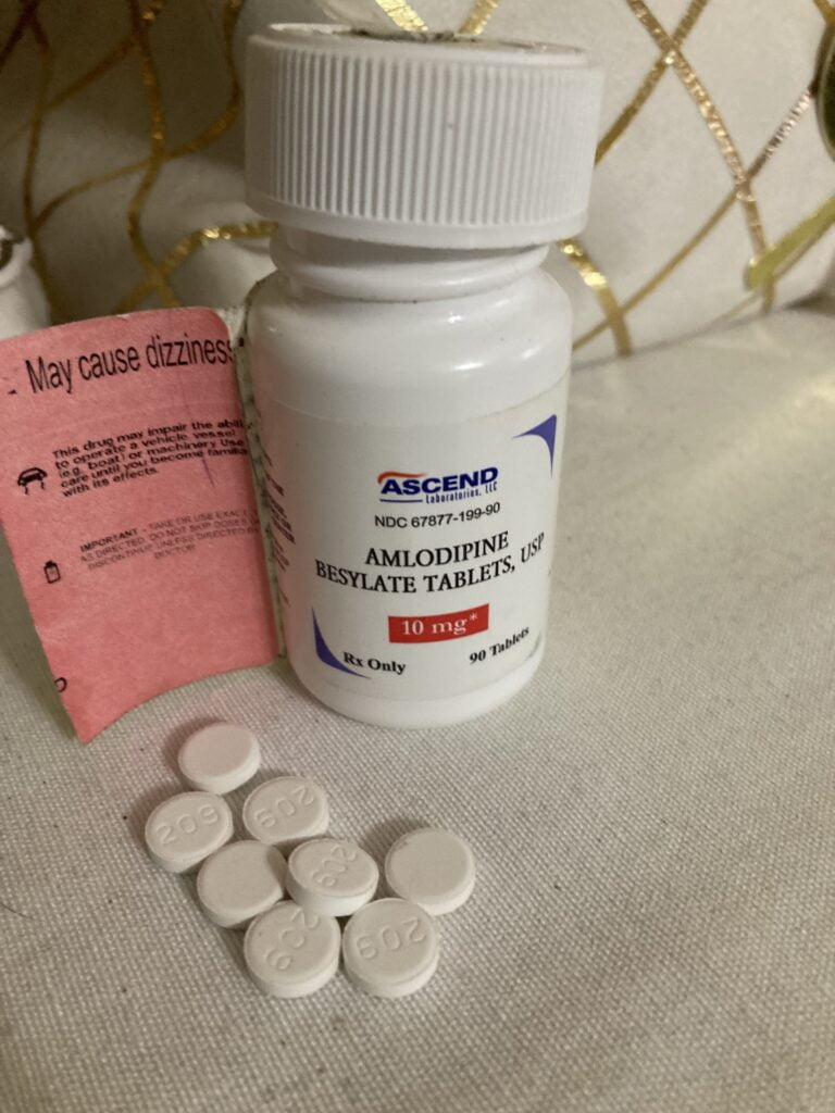 Amlodipine 10mg pills