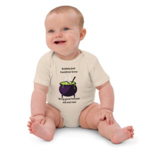 Organic cotton baby bodysuit